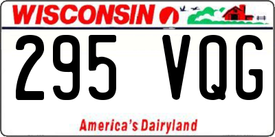 WI license plate 295VQG