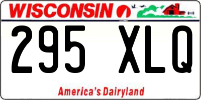 WI license plate 295XLQ