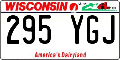WI license plate 295YGJ