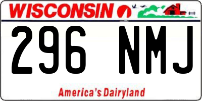 WI license plate 296NMJ