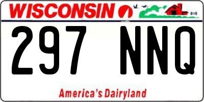 WI license plate 297NNQ