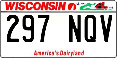 WI license plate 297NQV