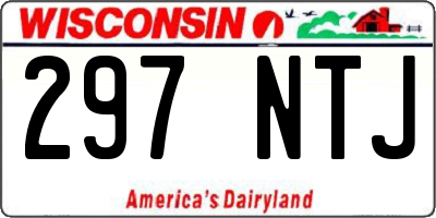 WI license plate 297NTJ