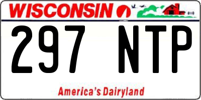 WI license plate 297NTP
