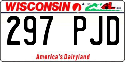 WI license plate 297PJD