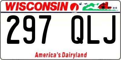 WI license plate 297QLJ