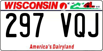 WI license plate 297VQJ