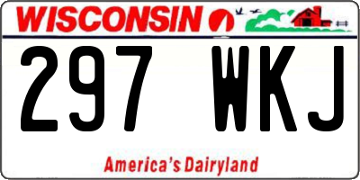 WI license plate 297WKJ