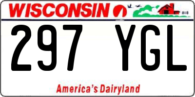 WI license plate 297YGL