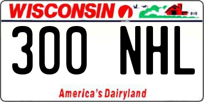 WI license plate 300NHL