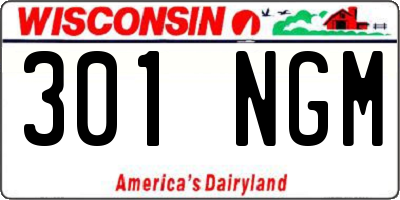 WI license plate 301NGM