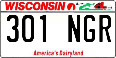 WI license plate 301NGR