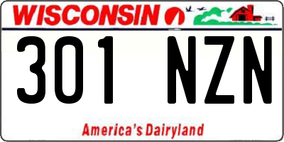 WI license plate 301NZN