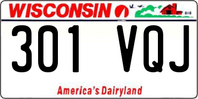 WI license plate 301VQJ