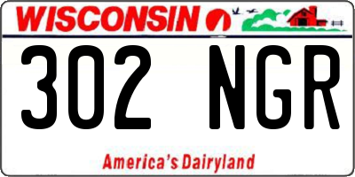 WI license plate 302NGR