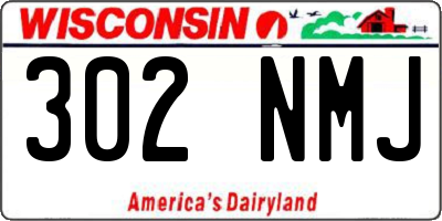 WI license plate 302NMJ