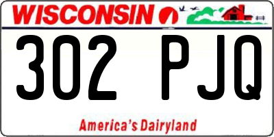 WI license plate 302PJQ