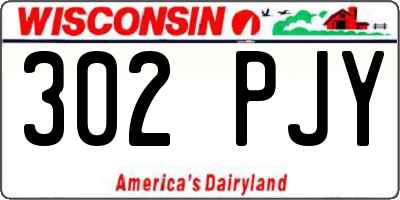 WI license plate 302PJY