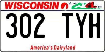 WI license plate 302TYH