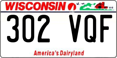 WI license plate 302VQF