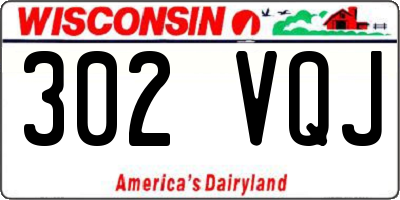 WI license plate 302VQJ