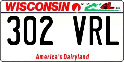 WI license plate 302VRL