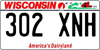 WI license plate 302XNH