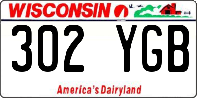 WI license plate 302YGB