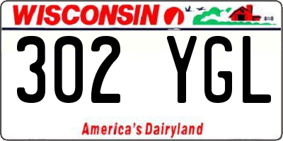 WI license plate 302YGL