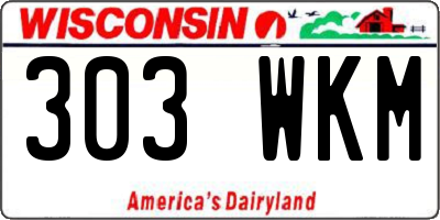 WI license plate 303WKM