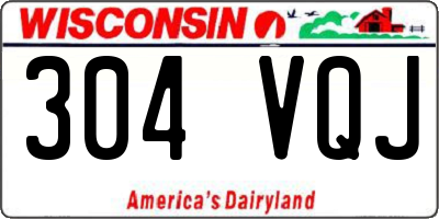 WI license plate 304VQJ