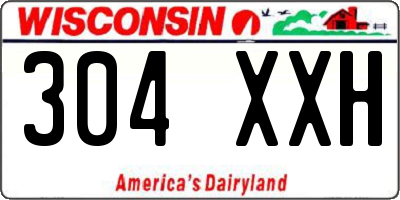 WI license plate 304XXH