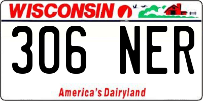WI license plate 306NER