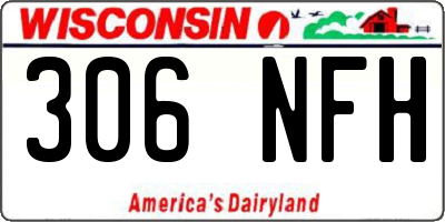 WI license plate 306NFH