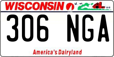 WI license plate 306NGA