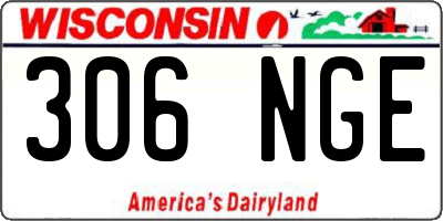 WI license plate 306NGE