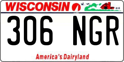 WI license plate 306NGR
