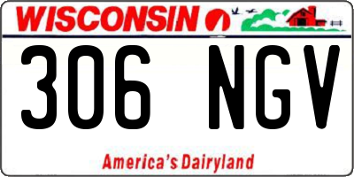 WI license plate 306NGV
