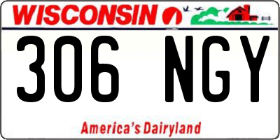 WI license plate 306NGY
