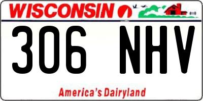 WI license plate 306NHV