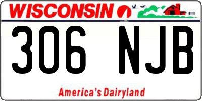 WI license plate 306NJB