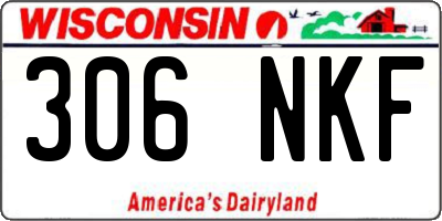 WI license plate 306NKF
