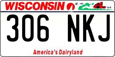 WI license plate 306NKJ