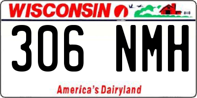 WI license plate 306NMH