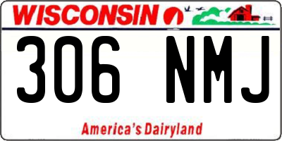 WI license plate 306NMJ