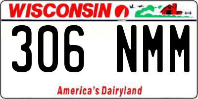 WI license plate 306NMM