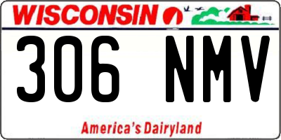 WI license plate 306NMV