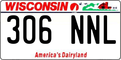 WI license plate 306NNL