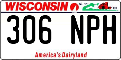 WI license plate 306NPH