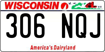 WI license plate 306NQJ
